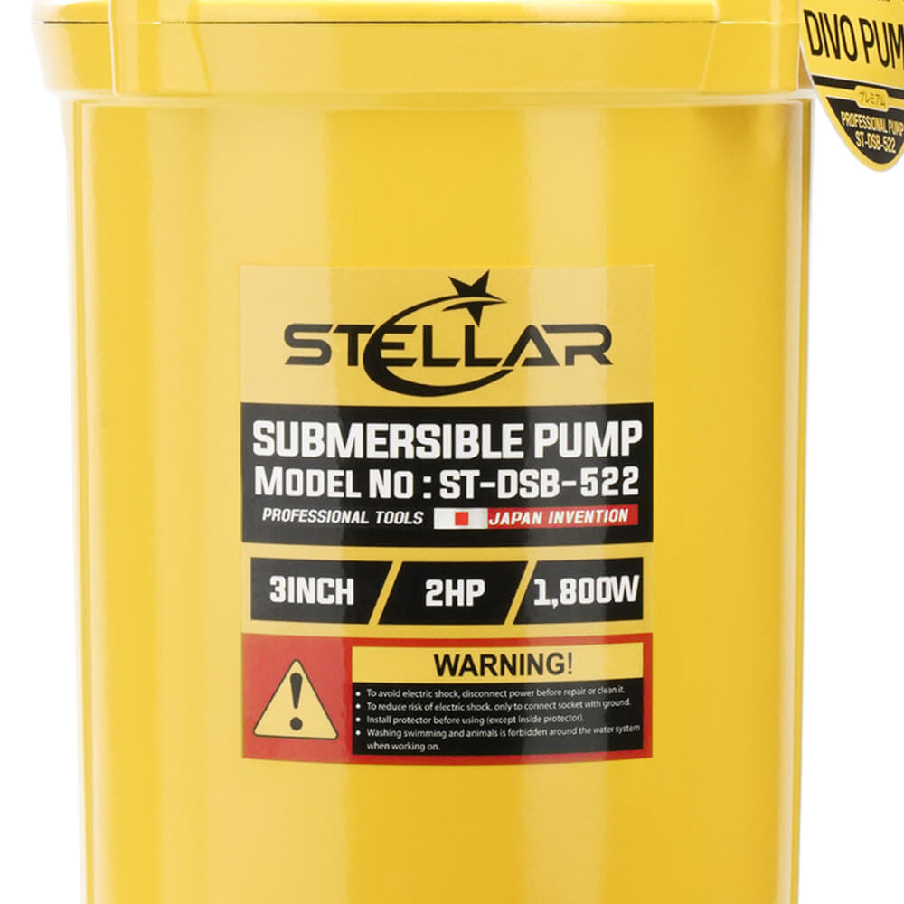 ปั๊มจุ่ม STELLAR รุ่น ST-DSB-522 ขนาด 3 นิ้ว 2HP 1,800W